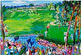The Stirrup Cup Paintings - the 37th Ryder Cup by Leroy Neiman